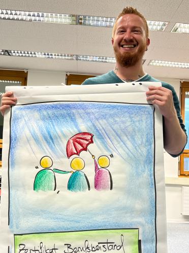 Tom Spiess hat erfolgreich das Zertifikat Berufsbeistandschaft OA erhalten