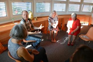 Coaching bei Sonnenschein