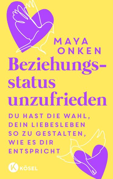 Lesungen zum neuen Buch von Maya Onken "Beziehungsstatus unzufrieden" sind jederzeit möglich.