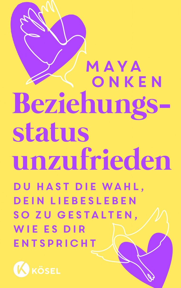 Lesungen zum neuen Buch von Maya Onken "Beziehungsstatus unzufrieden" sind jederzeit möglich.