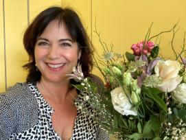 Blumen, einfach so, als Dank für den guten Bürosupport