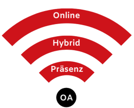 Wir unterrichten hybrid, präsenz oder online